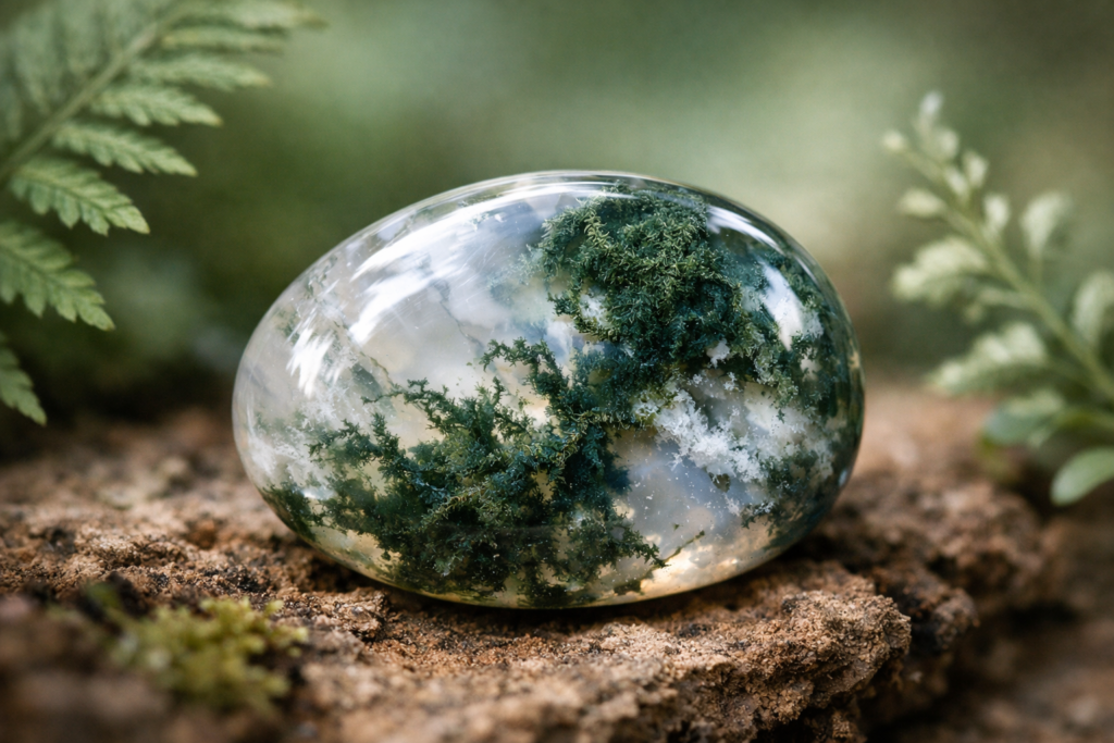 Moss Agate: Properties, Meaning, and How to Use It in Daily Life