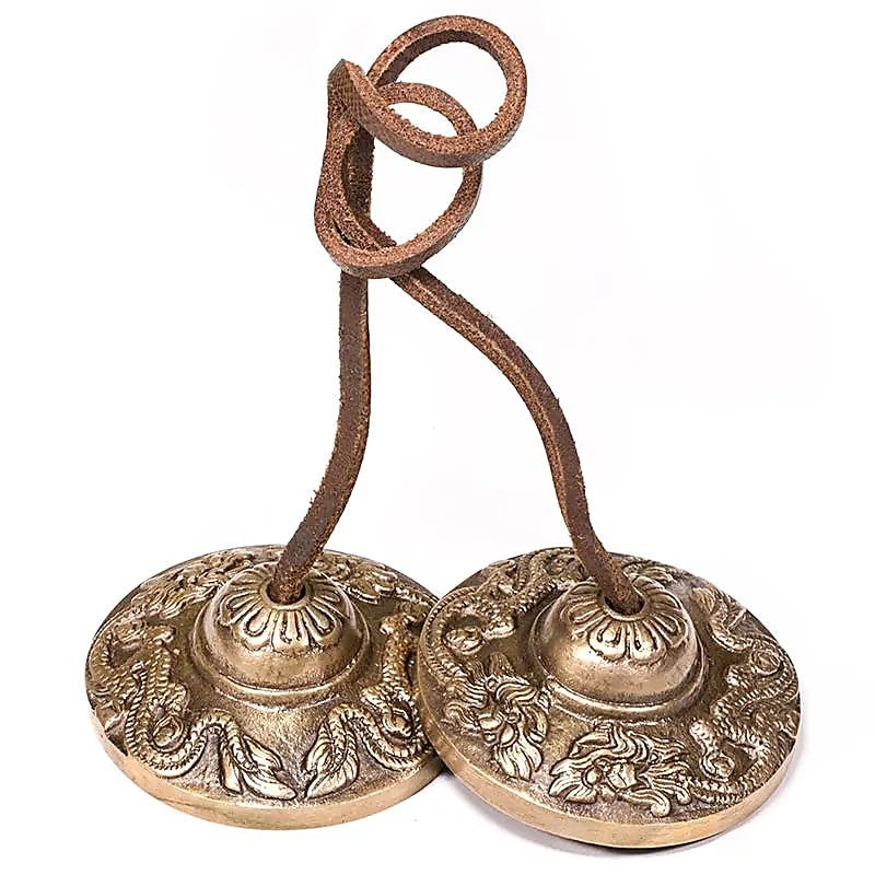 Tingshas for Meditation - Dragons - ~241 g