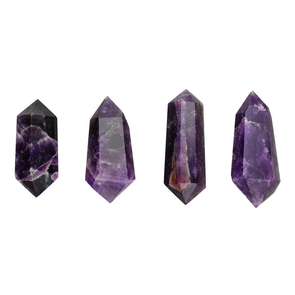 Amethyst Crystals with Two Points 9–15 cm