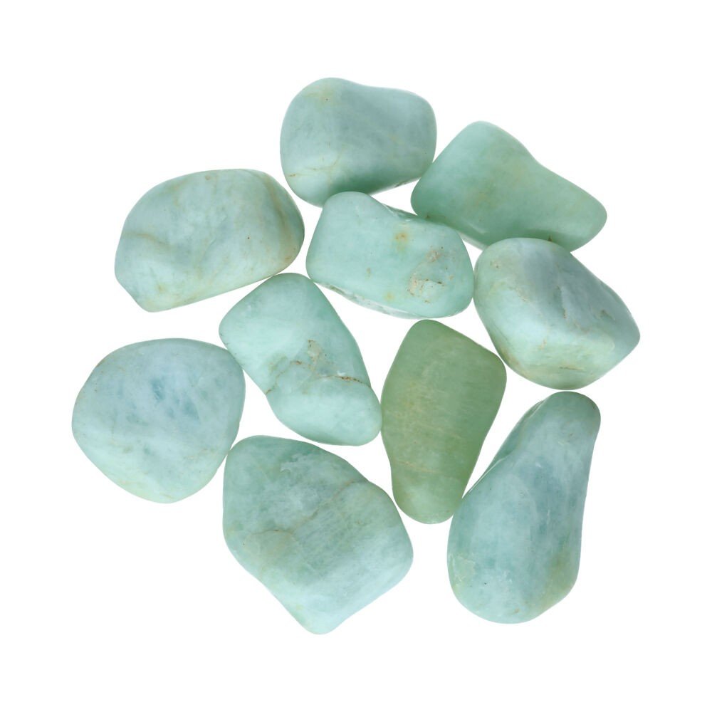 Piedras Pulidas de Aguamarina 4×2 cm