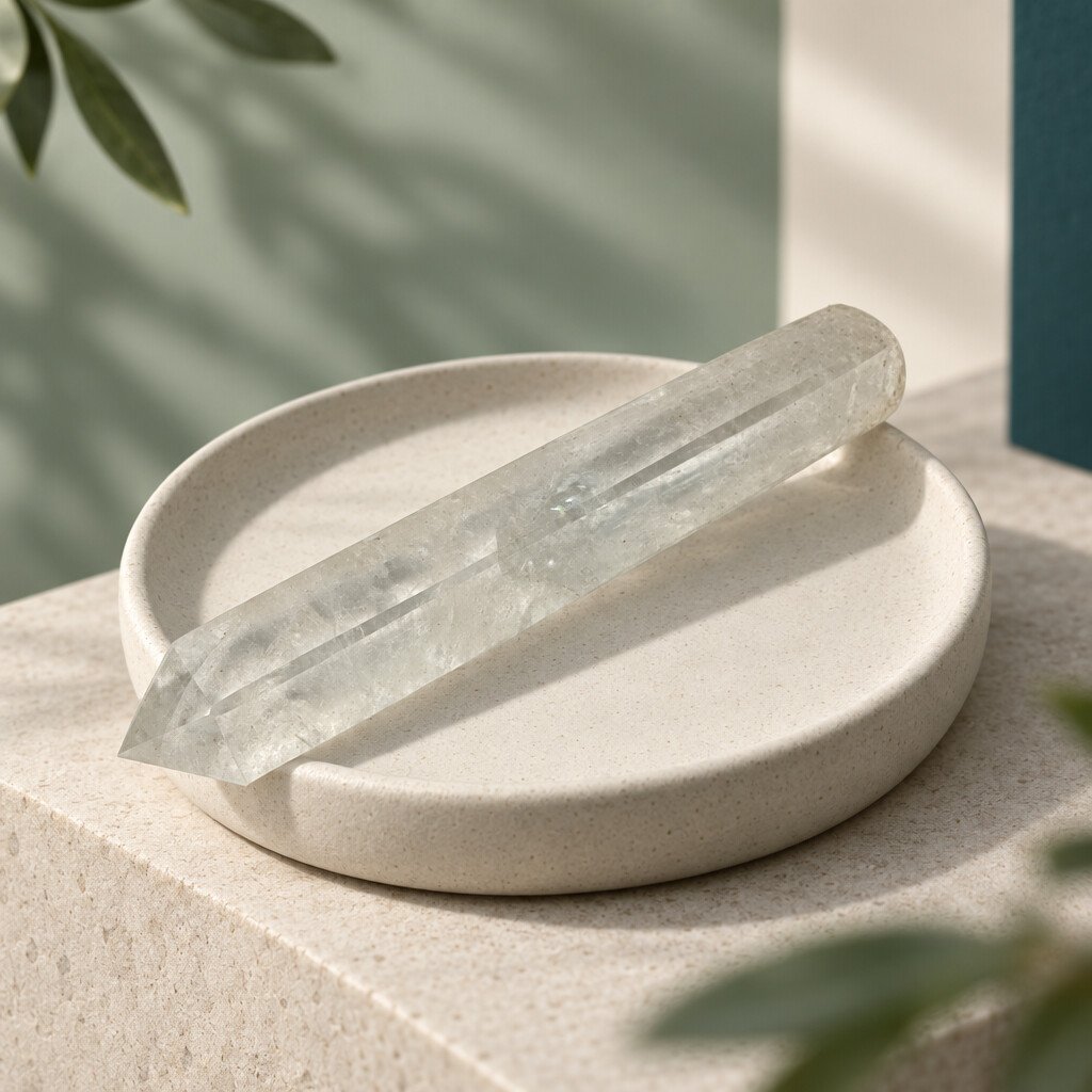 Rock Crystal Massage Wand 12 cm 77g, view 2