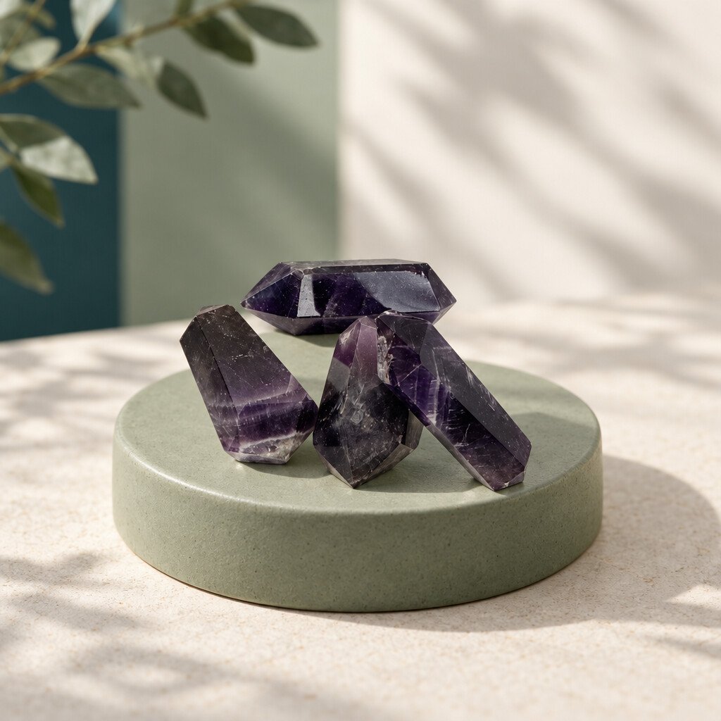 Amethyst Crystals with Double Points 4-6 cm, photo 3