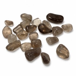 Pulēts dūmakainais kvarcs ≈0,5–2,5 cm
