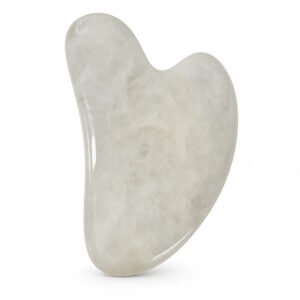 Kalnu kristāla gua sha masāžas akmens 8 cm