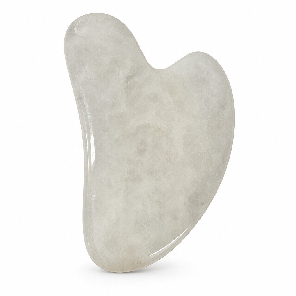 Kalnu kristāla gua sha masāžas akmens
