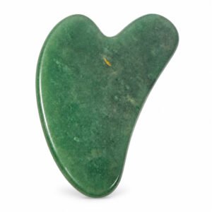 Zaļā aventurīna gua sha masāžas akmens 45 g
