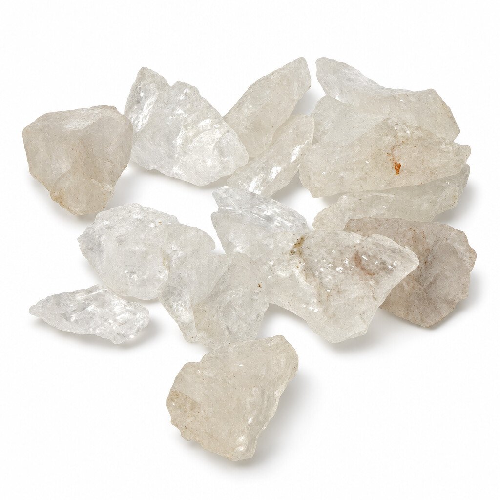 Rock Crystal Chips ±0.5-1.5 cm, Clear Quartz