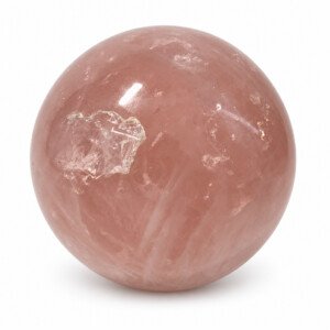Rožinio kvarco sfera ≈7 cm 439g, Rožinis kvarcas