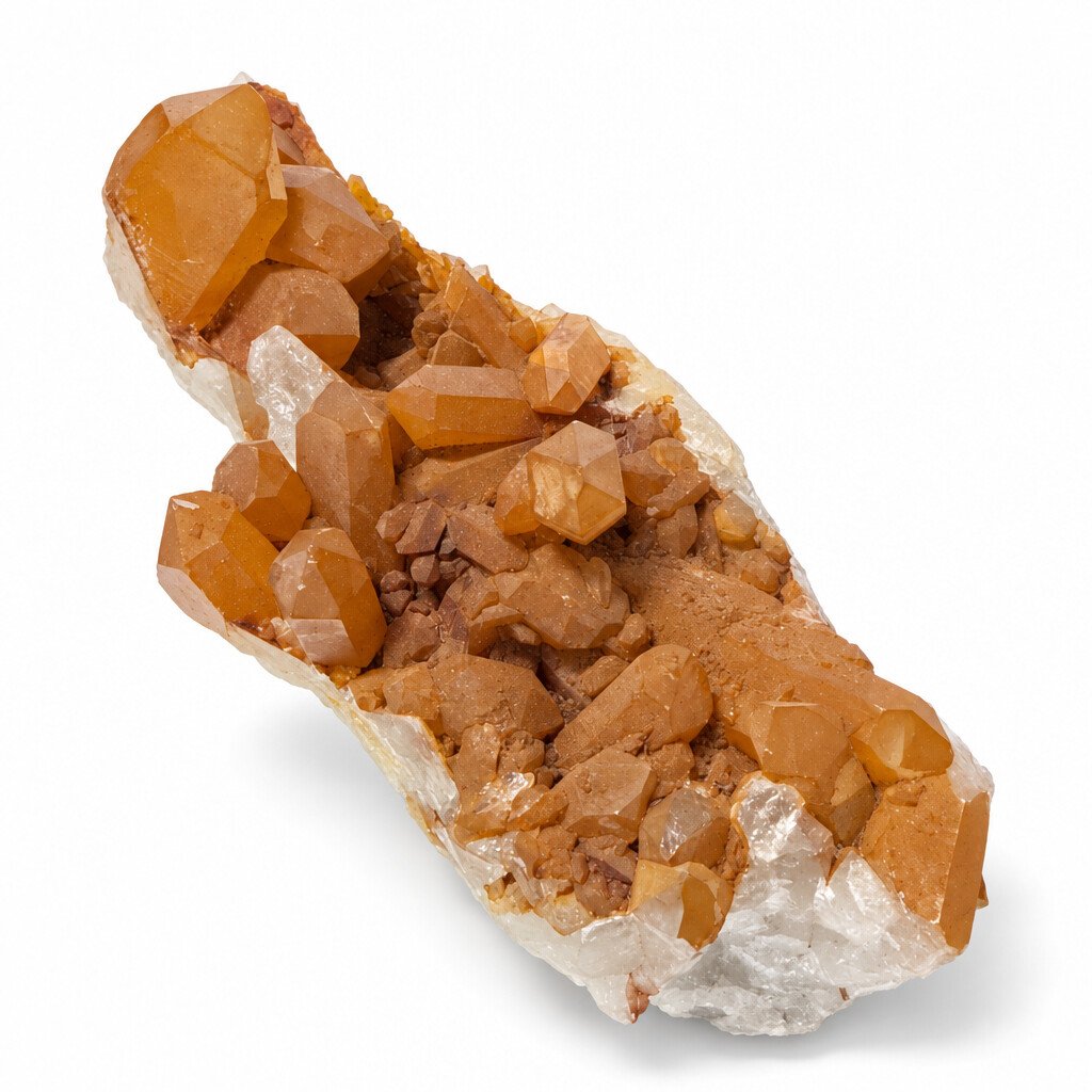 Mandarin Quartz Druze 4x10 cm 169g, view 2